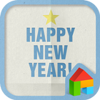 Happy new year★ dodol theme icône