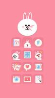LovelyCony LINE Launcher theme poster