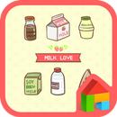 Milk Love Dodol Theme APK
