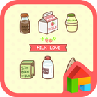 Milk Love Dodol Theme ไอคอน