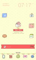 Milk Love Dodol Theme โปสเตอร์