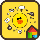 Sally LINE Launcher theme-APK