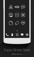 Super simple Black Dodol Theme imagem de tela 1