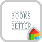 reading books dodol theme ikon