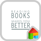 reading books dodol theme biểu tượng