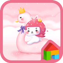 토군(핑크스완)도돌런처테마 APK