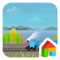 Train Trip LINE Launcher theme