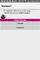 برنامه‌نما Claire Barthe CV CODAPPS عکس از صفحه