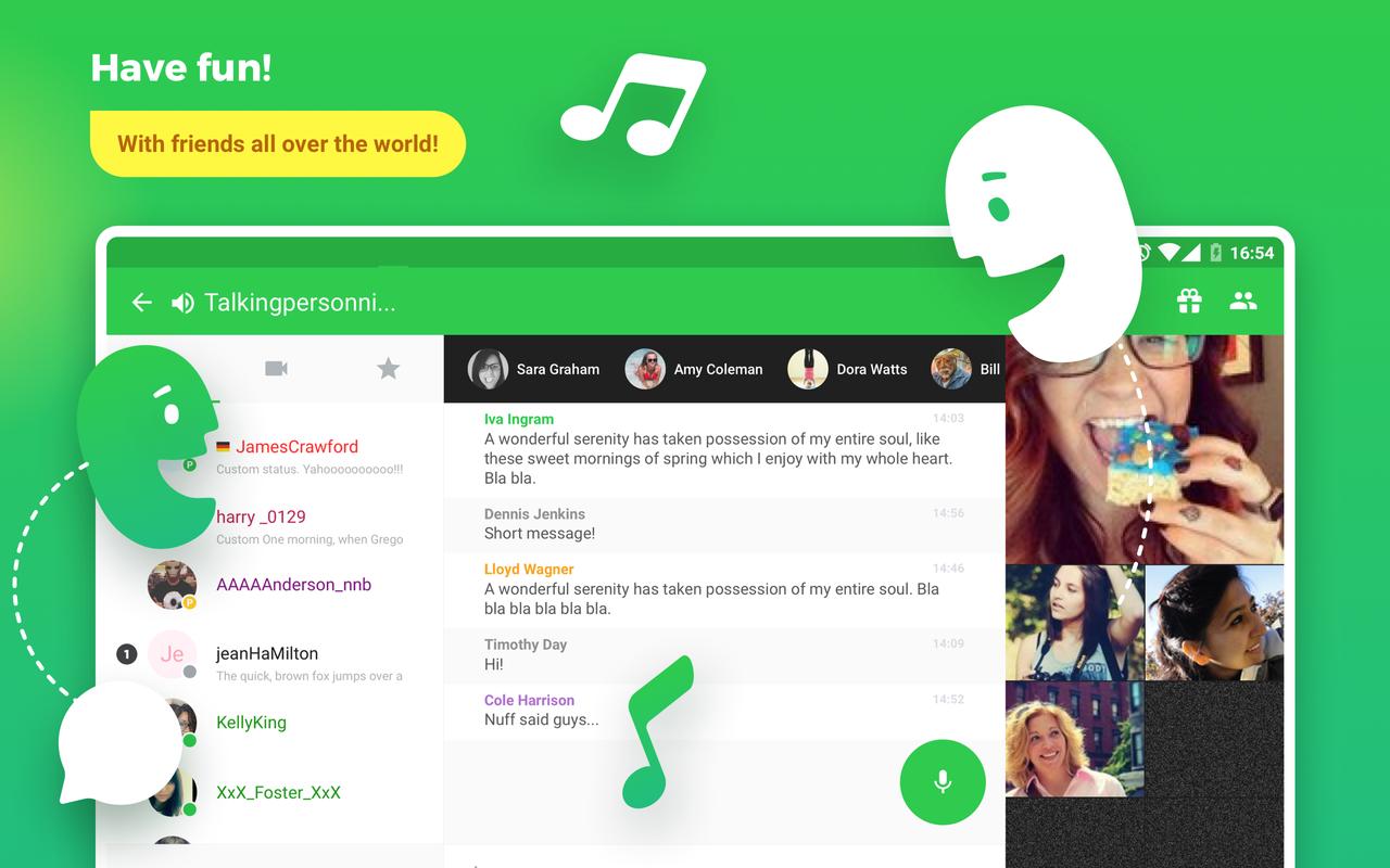 Mobile video chat app Mobile video chat app