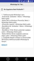 Tablet for WhatsApp gönderen