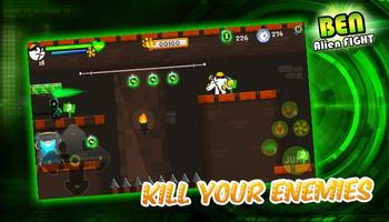 👽 Ben Alien Fight: StampFire Attack постер