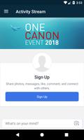 One Canon Event 2018 poster