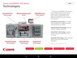 Canon varioPRINT 140 series capture d'écran 1