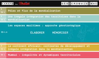 Géo Croquis Bac Screenshot 1