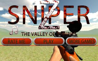 Sniper Z:The Valley of Zombies Affiche