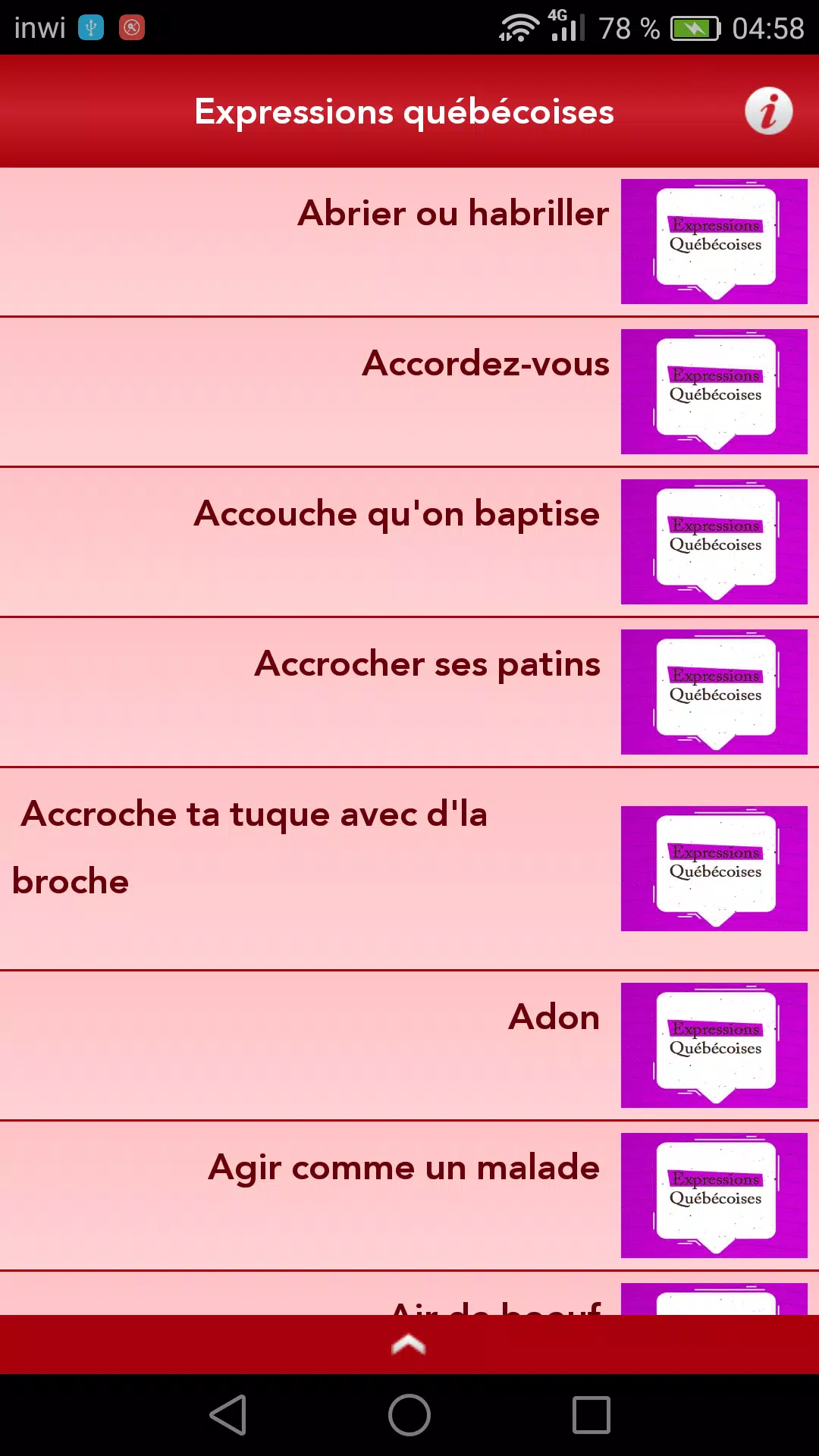 Expressions québécoises APK for Android Download