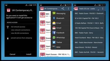 UK Contemporary Radio Stations Screenshot 1