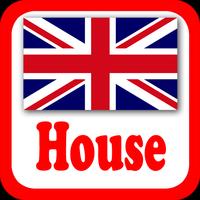 UK House Radio Stations Affiche