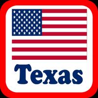 USA Texas Radio Stations Plakat