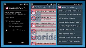 USA Florida Radio Stations اسکرین شاٹ 1
