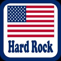 USA Hard Rock Radio Stations Affiche