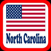 USA North Carolina Radio Affiche