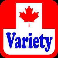 Canada Variety Radio Stations Plakat