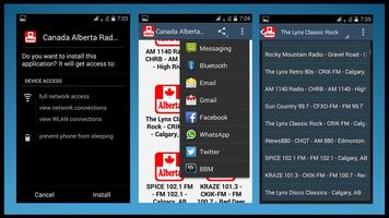 Canada Alberta Radio Stations capture d'écran 1