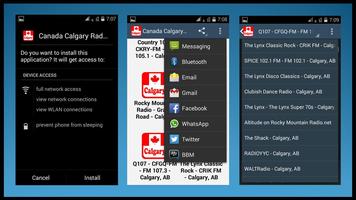 Canada Calgary Radio Stations captura de pantalla 2