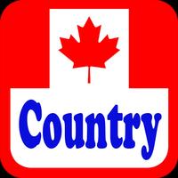 Canada Country Radio Stations โปสเตอร์