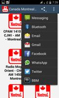 Canada Montreal Radio Stations स्क्रीनशॉट 2