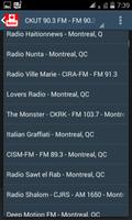 Canada Montreal Radio Stations capture d'écran 3