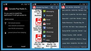 Canada Pop Radio Stations Screenshot 1