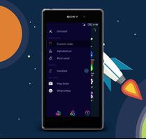Theme XperiaCan - Cosmic Ride ภาพหน้าจอ 2