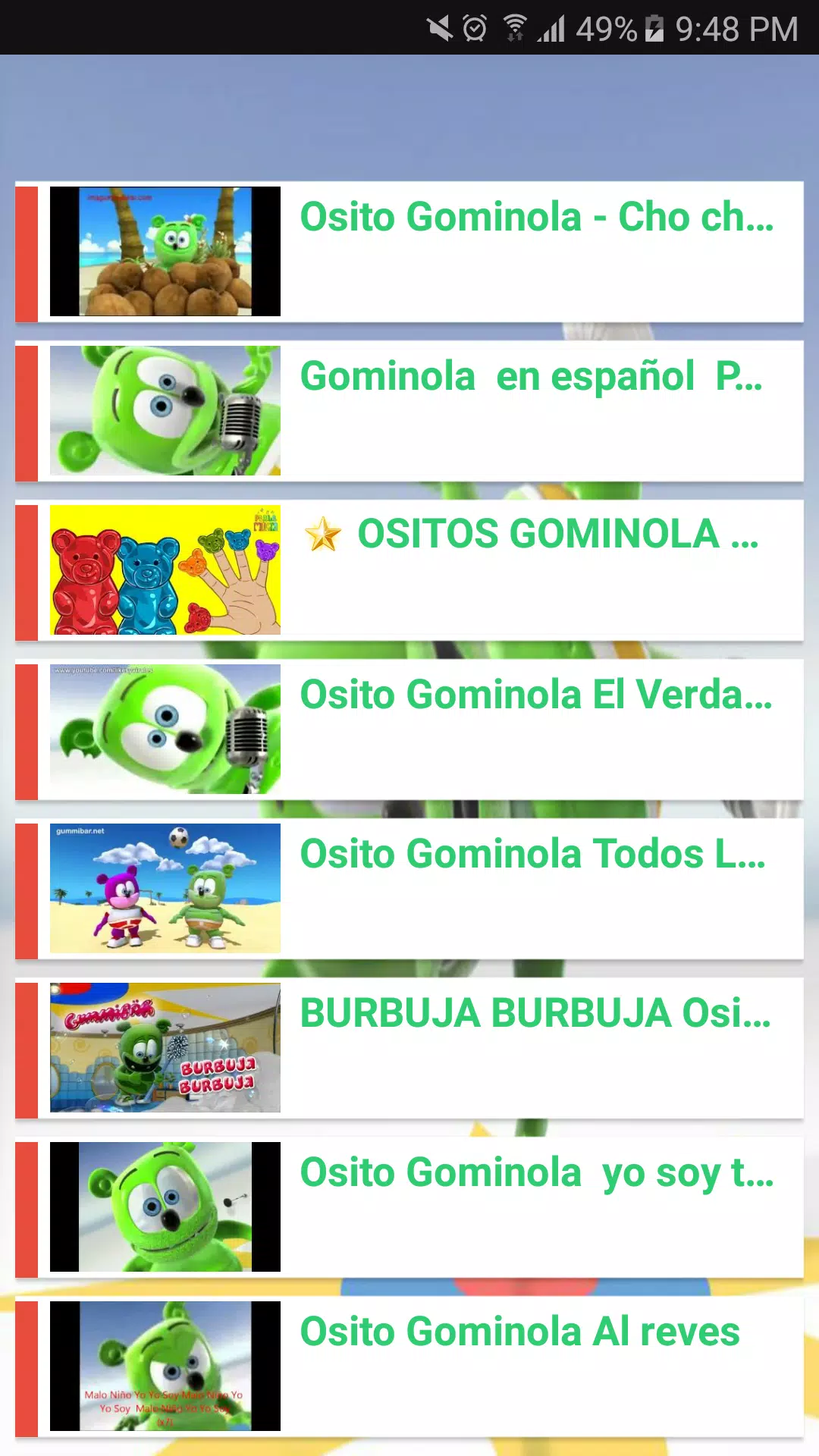 Canciones del Osito Gominola APK for Android Download