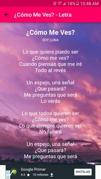 Baixar Como Me Ves Soy Luna Songs Of I Am Moon In Lyrics Music Of Soy Luna For Android Apk