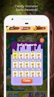 Candy monster match 3 تصوير الشاشة 2