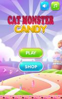 candy jump : lady monster cat poster