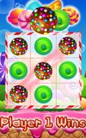 Land Candy Sweet Tic Tac Toe پوسٹر