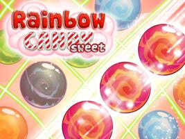 Rainbow candy sweet poster