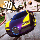 Veyron Driving Bugatti 3D ikon