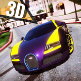 Veyron Driving Bugatti 3D icône