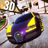 Veyron Driving Bugatti 3D Zeichen