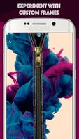 Zipper Screen : Colorful ink Affiche