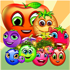 candy fruit blast match 3 game icône