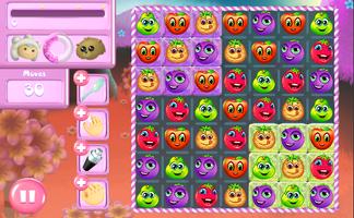 candy fruit blast match 3 game imagem de tela 1