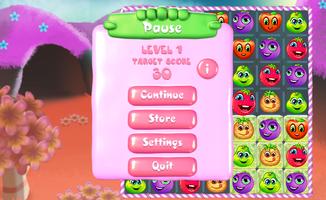 برنامه‌نما candy fruit blast match 3 game عکس از صفحه