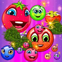 Fruit Candy Blast Match 3 Game ポスター