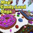 Map Candy Land Saga for MCPE icône