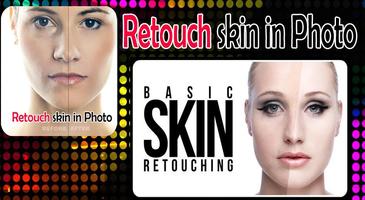 Retouch skin in Photo Affiche